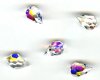 5 10x6mm Preciosa Crystal AB Tear Drops